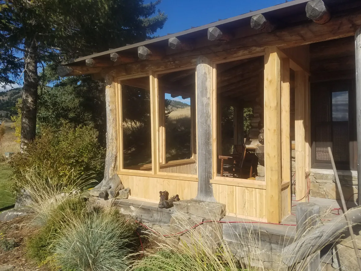 Deck build in progress